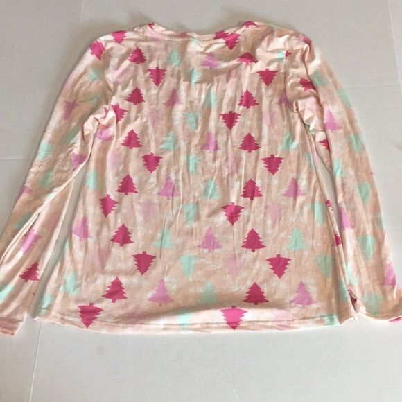 French Affair Christmas Tree Holiday Long Sleeve Top Sz Medium - Picture 9 of 11